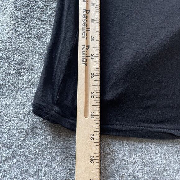 Free People Beach Pants Womens Large Black Ultra High Rise Flowy Wide Leg Crop - Picture 9 of 12